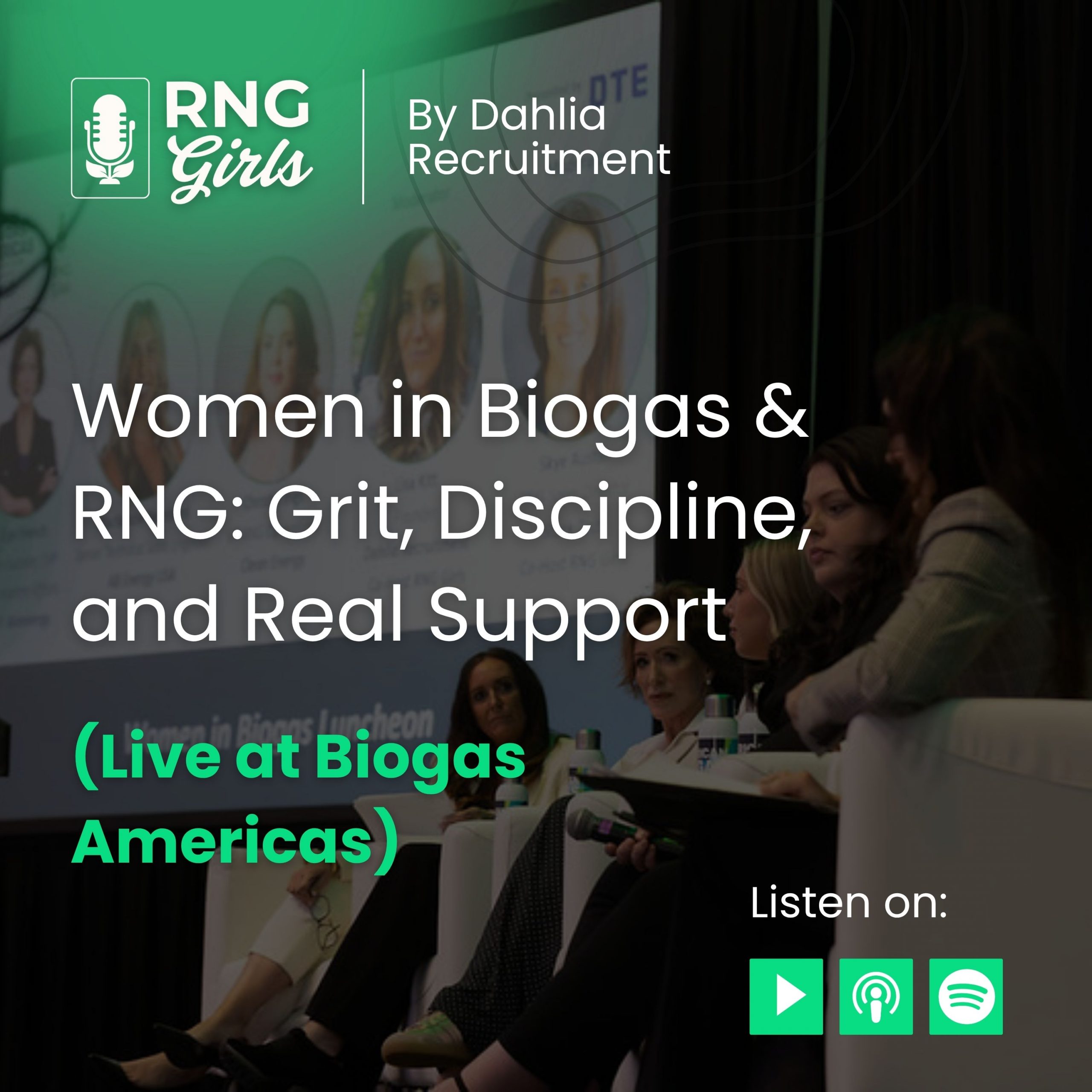 RNG Girls episode cover for Women in Biogas and RNG
