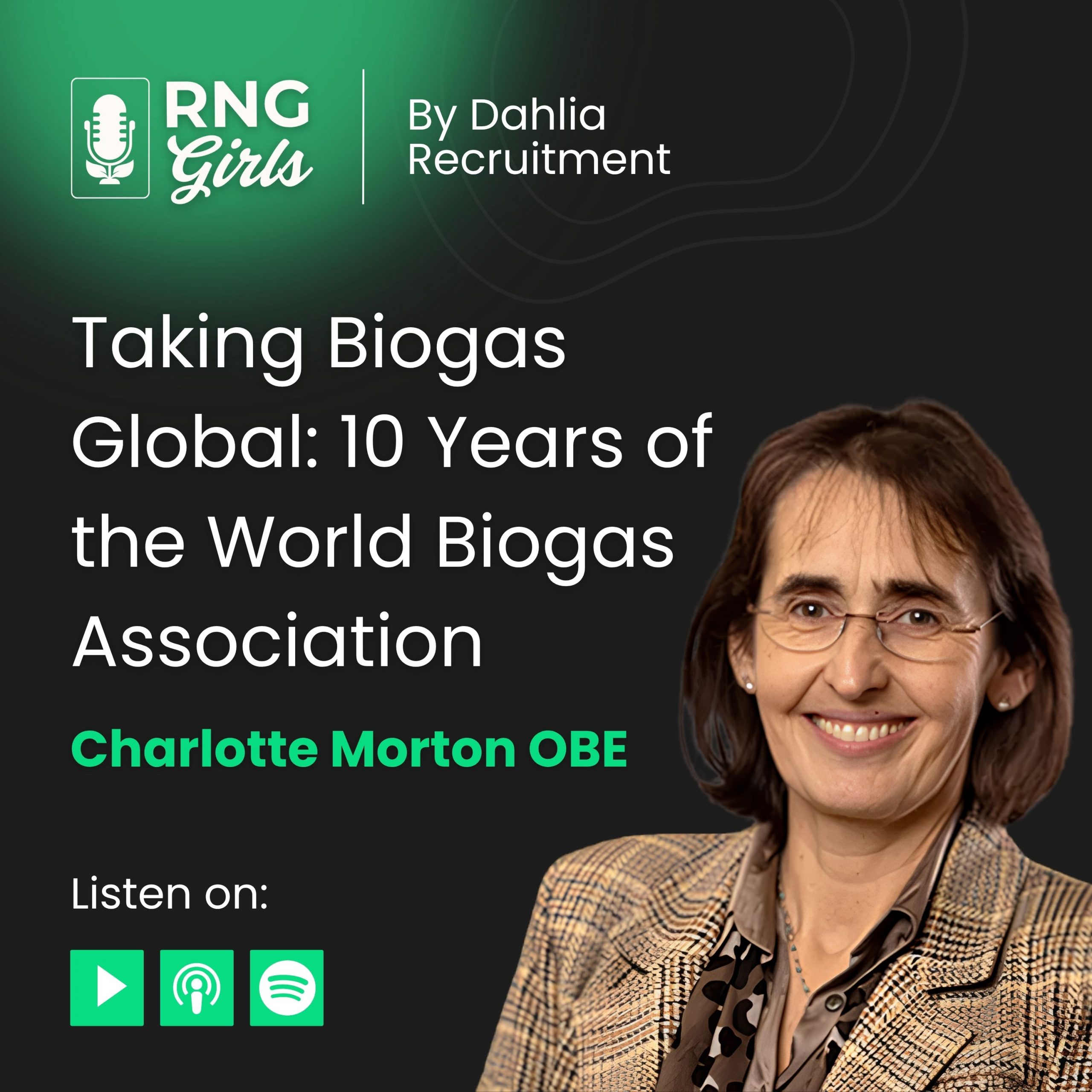 RNG Girls episode cover featuring Charlotte Morton OBE
